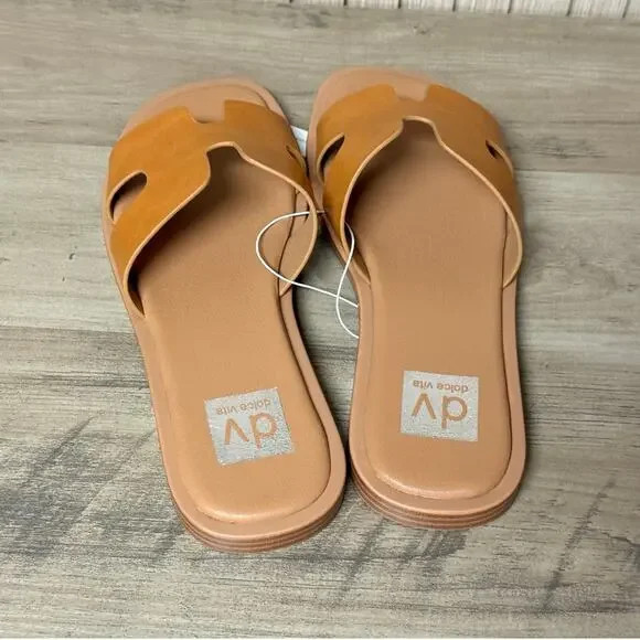 DV by Dolce Vita Women’s H-Band Slide Sandals Tan Size 7 - Picture 6 of 10